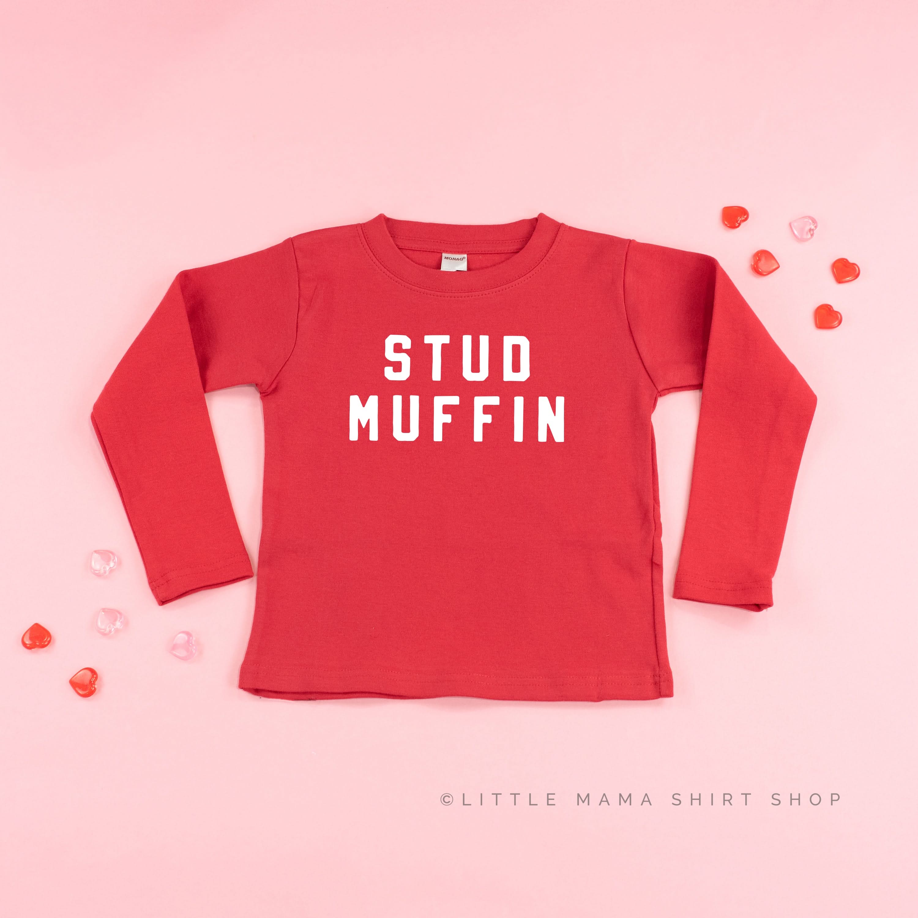 Stud Muffin - Child LONG SLEEVE Tee Little Mama Shirt Shop