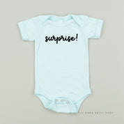 SURPRISE! - Short Sleeve Child Shirt Little Mama Shirt Shop