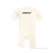 SURPRISE! - One Piece Baby Sleeper Little Mama Shirt Shop