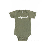 SURPRISE! - Short Sleeve Child Shirt Little Mama Shirt Shop