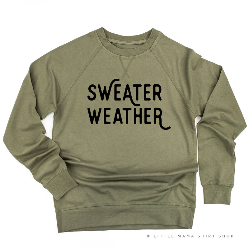 Sweater Weather - Lightweight Pullover Sweater