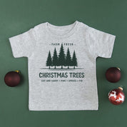Farm Fresh Christmas Trees - Child Tee Little Mama Shirt Shop