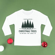 Farm Fresh Christmas Trees - Child LONG SLEEVE Tee Little Mama Shirt Shop