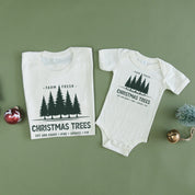 Farm Fresh Christmas Trees - Set of 2 Unisex Tees Little Mama Shirt Shop