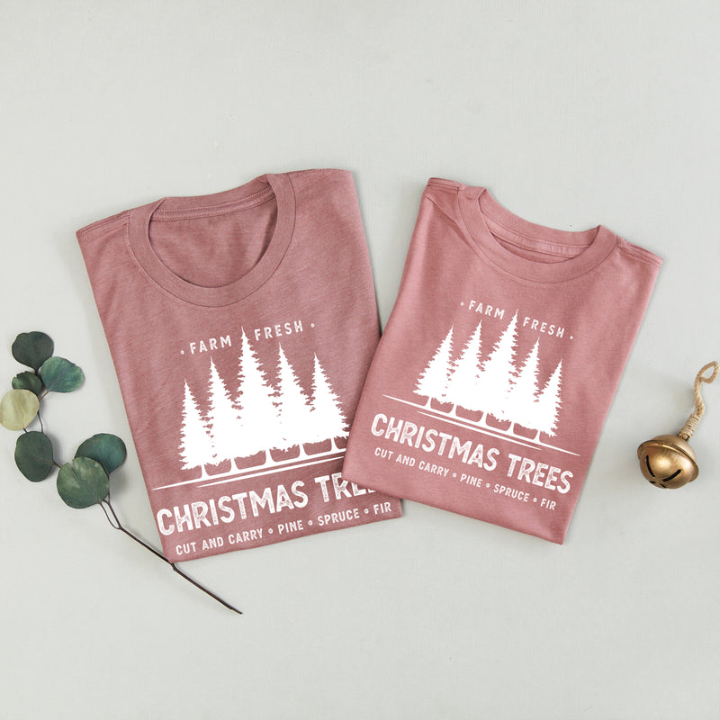 Farm Fresh Christmas Trees - Set of 2 Unisex Tees