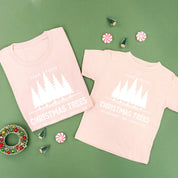 Farm Fresh Christmas Trees - Set of 2 Unisex Tees Little Mama Shirt Shop