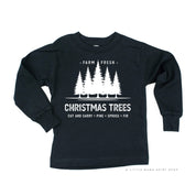 Farm Fresh Christmas Trees - Child LONG SLEEVE Tee Little Mama Shirt Shop