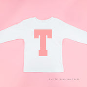 VARSITY INITIALS - Long Sleeve Child Shirt Little Mama Shirt Shop