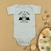 TAKE A HIKE WITH ME - Short Sleeve Child Shirt Little Mama Shirt Shop