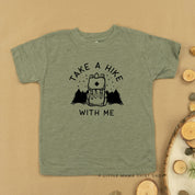 TAKE A HIKE WITH ME - Short Sleeve Child Shirt Little Mama Shirt Shop
