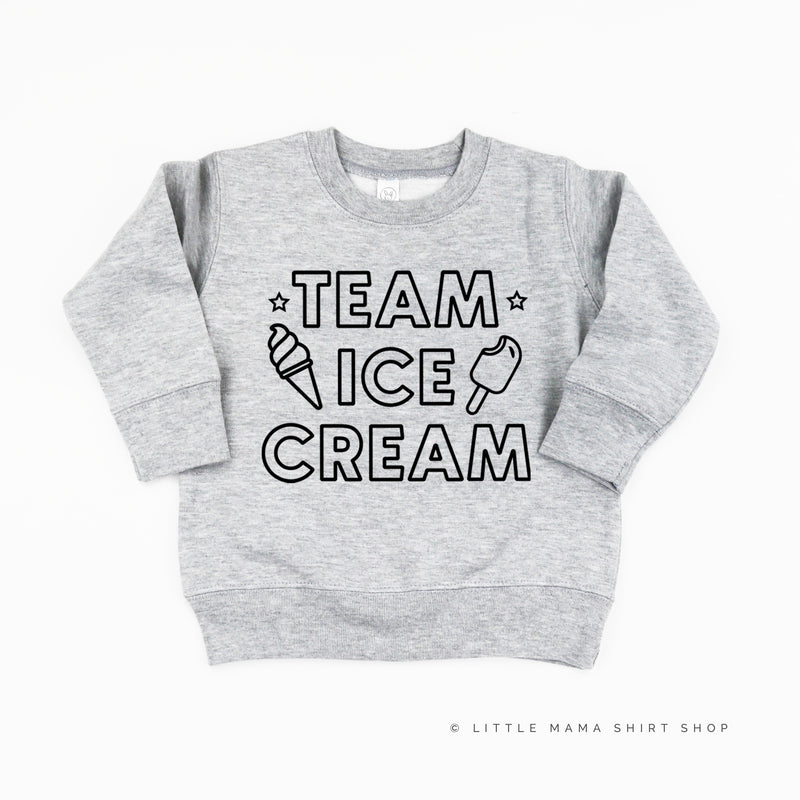 TEAM ICE CREAM - Single Cone on Back - Child Sweater