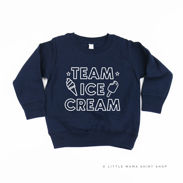 TEAM ICE CREAM - Single Cone on Back - Child Sweater