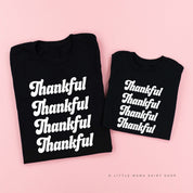 Thankful (x4) - Set of 2 Shirts Little Mama Shirt Shop