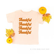 Thankful (x4) - Short Sleeve Child Shirt Little Mama Shirt Shop