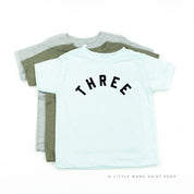 BIRTHDAY NUMBER - BLOCK FONT - Child Shirt Little Mama Shirt Shop