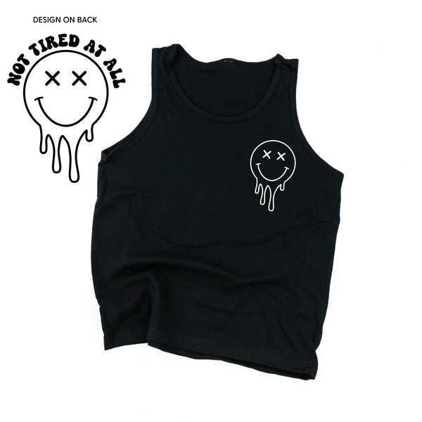 NOT TIRED AT ALL (w/ Melty X Eye Smiley) -  YOUTH JERSEY TANK