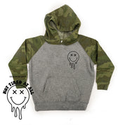 Not Tired At All (w/ Melty X Eye Smiley) - Child Hoodie Little Mama Shirt Shop