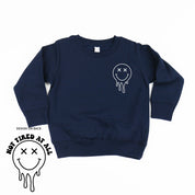 Not Tired At All (w/ Melty X Eye Smiley) - Child Sweater Little Mama Shirt Shop