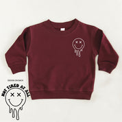Not Tired At All (w/ Melty X Eye Smiley) - Child Sweater Little Mama Shirt Shop