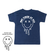 Not Tired At All (w/ Melty X Eye Smiley) - Short Sleeve Child Tee Little Mama Shirt Shop