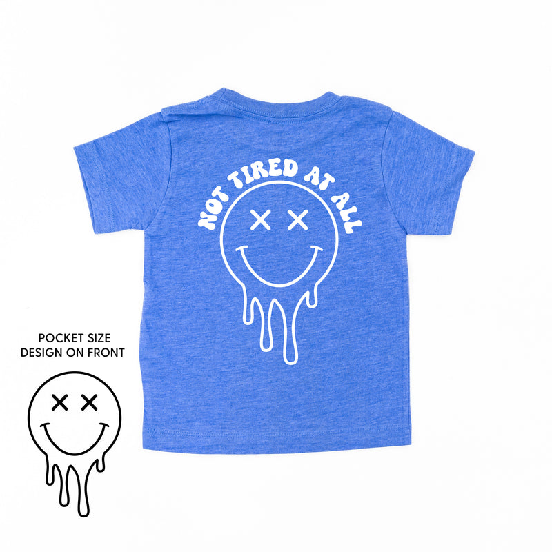 NOT TIRED AT ALL (w/ Melty X Eye Smiley)  - Short Sleeve Child Tee