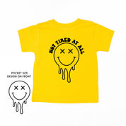 Not Tired At All (w/ Melty X Eye Smiley) - Short Sleeve Child Tee Little Mama Shirt Shop