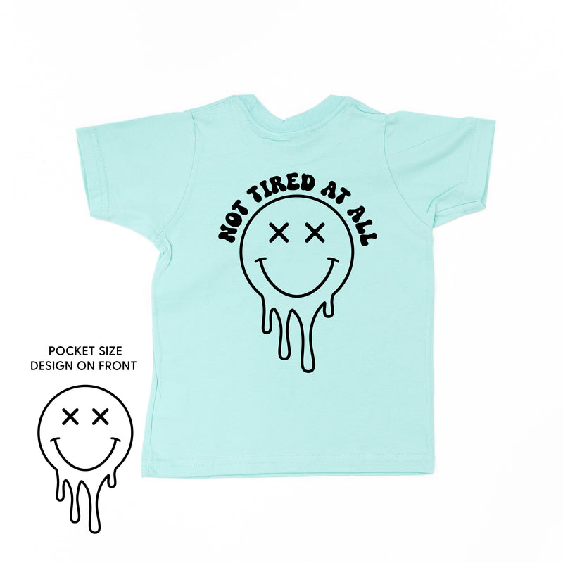 NOT TIRED AT ALL (w/ Melty X Eye Smiley)  - Short Sleeve Child Tee