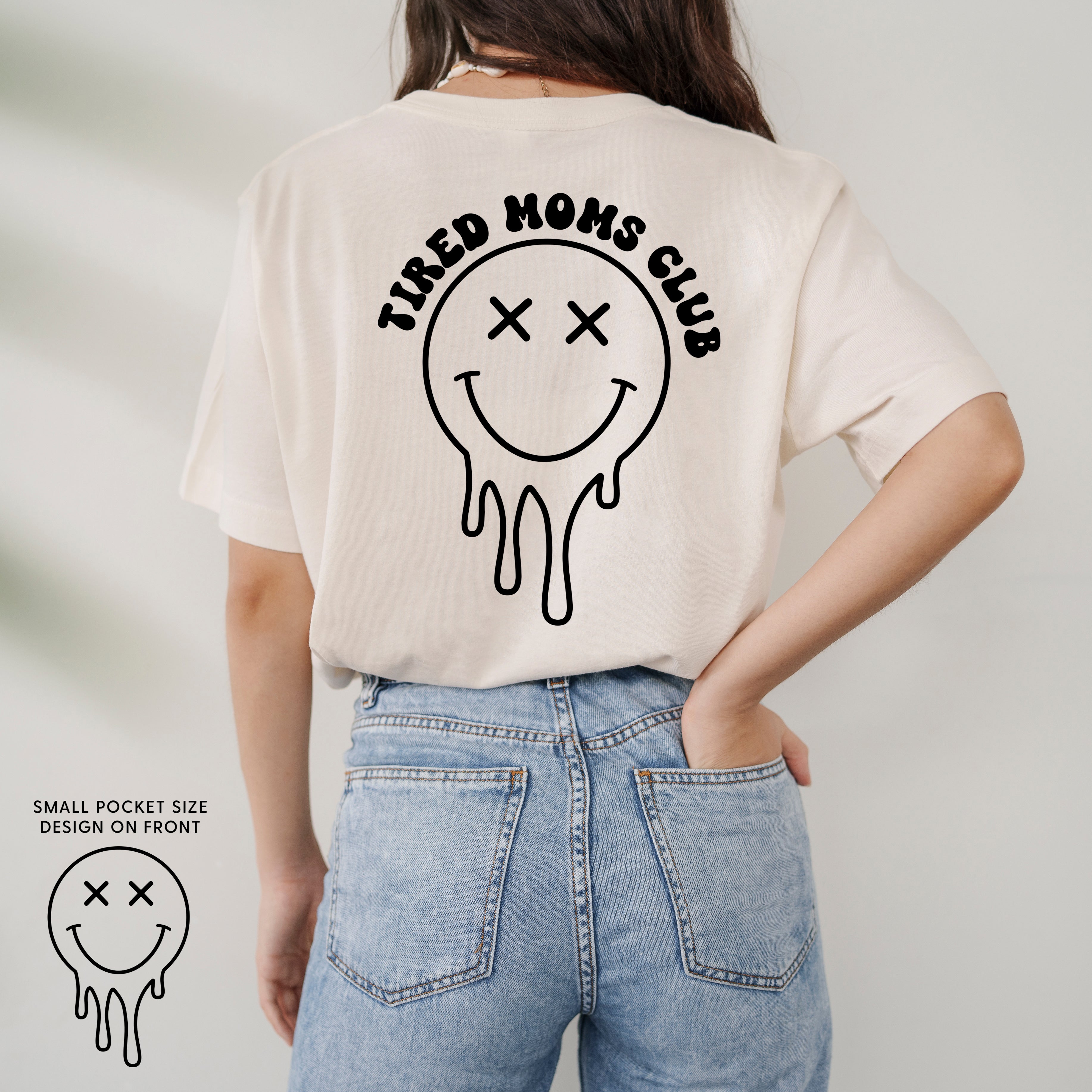 TIRED MOMS CLUB - (w/ Melty X) - Unisex Tee Little Mama Shirt Shop