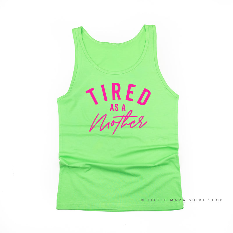 TIRED AS A MOTHER - Unisex Jersey Tank