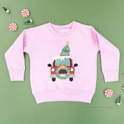 Vintage Christmas Truck - Child Sweater Little Mama Shirt Shop