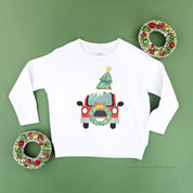 Vintage Christmas Truck - Child Sweater Little Mama Shirt Shop