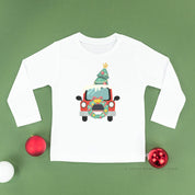 Vintage Christmas Truck - Child LONG SLEEVE Tee Little Mama Shirt Shop
