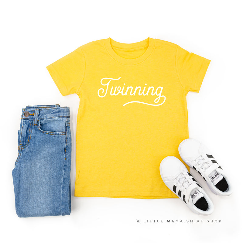 Twinning - (Script) - Short Sleeve Child Shirt