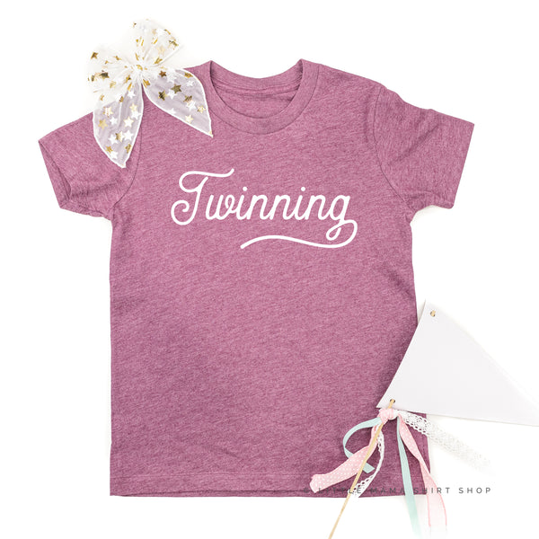 Twinning - (Script) - Short Sleeve Child Shirt