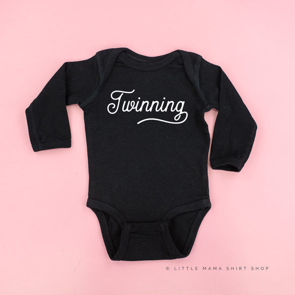 Twinning - (Script) - Long Sleeve Child Shirt