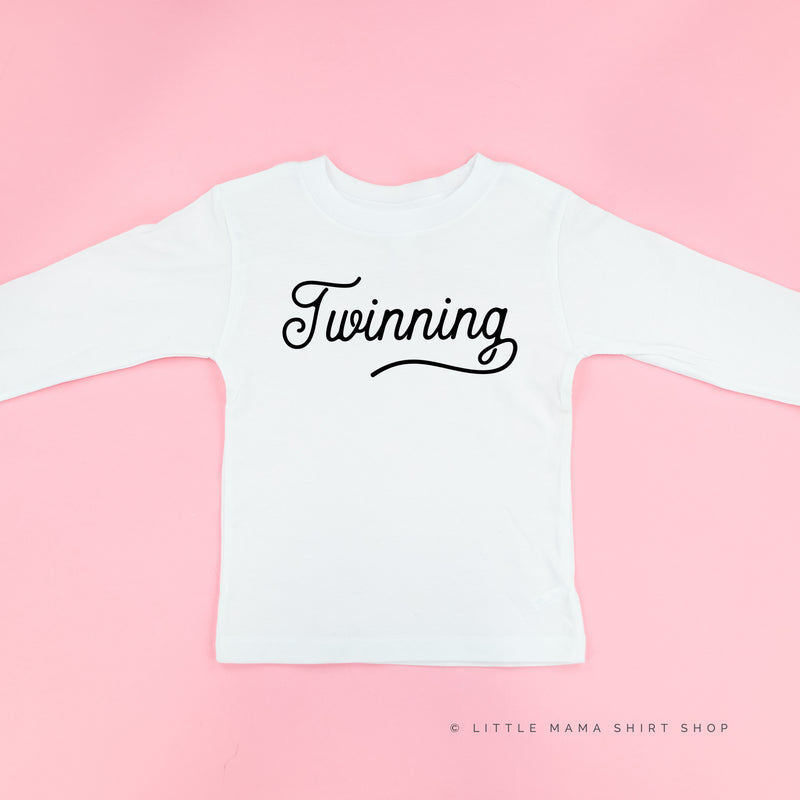 Twinning - (Script) - Long Sleeve Child Shirt