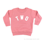 BIRTHDAY NUMBER - BLOCK FONT - Child Sweater Little Mama Shirt Shop