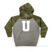 VARSITY INITIALS - Child Hoodie Little Mama Shirt Shop LLC