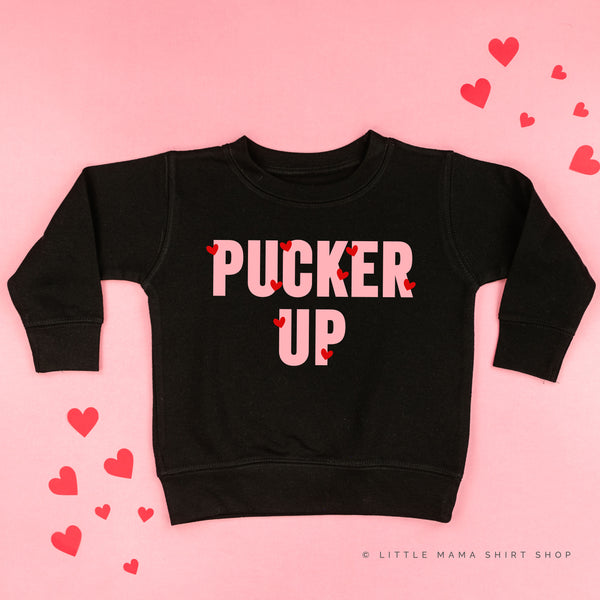 Pucker Up - Mini Hearts - Child Sweater