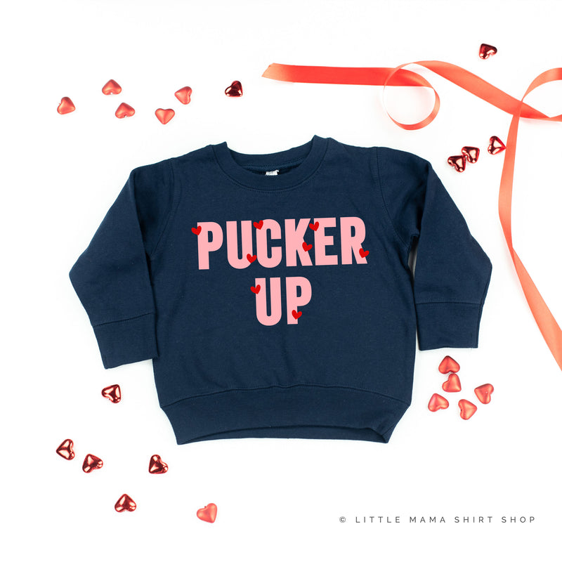 Pucker Up - Mini Hearts - Child Sweater