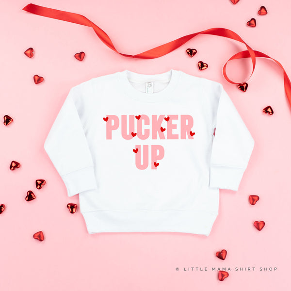 Pucker Up - Mini Hearts - Child Sweater