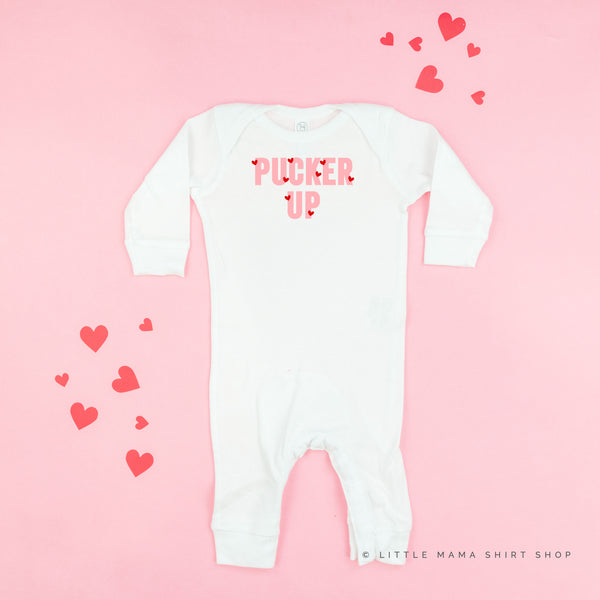 Pucker Up - Mini Hearts - Baby Sleeper