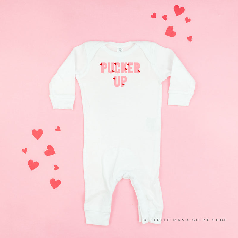 Pucker Up - Mini Hearts - Baby Sleeper