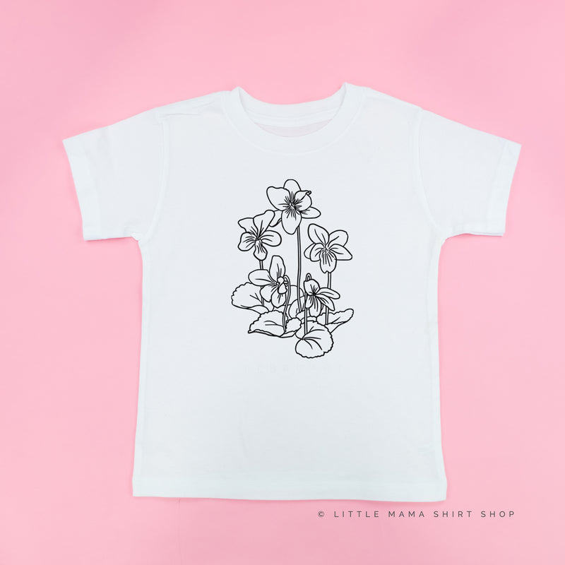 VIOLET - Short Sleeve Child Shirt