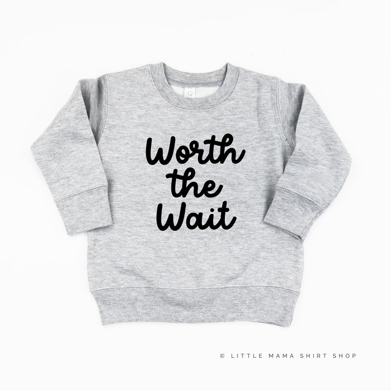 WORTH THE WAIT - Child Sweater