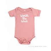 WORTH THE WAIT - Short Sleeve Child Shirt Little Mama Shirt Shop