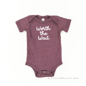 WORTH THE WAIT - Short Sleeve Child Shirt Little Mama Shirt Shop