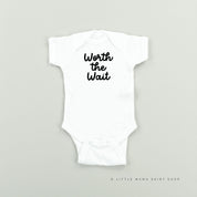 WORTH THE WAIT - Short Sleeve Child Shirt Little Mama Shirt Shop