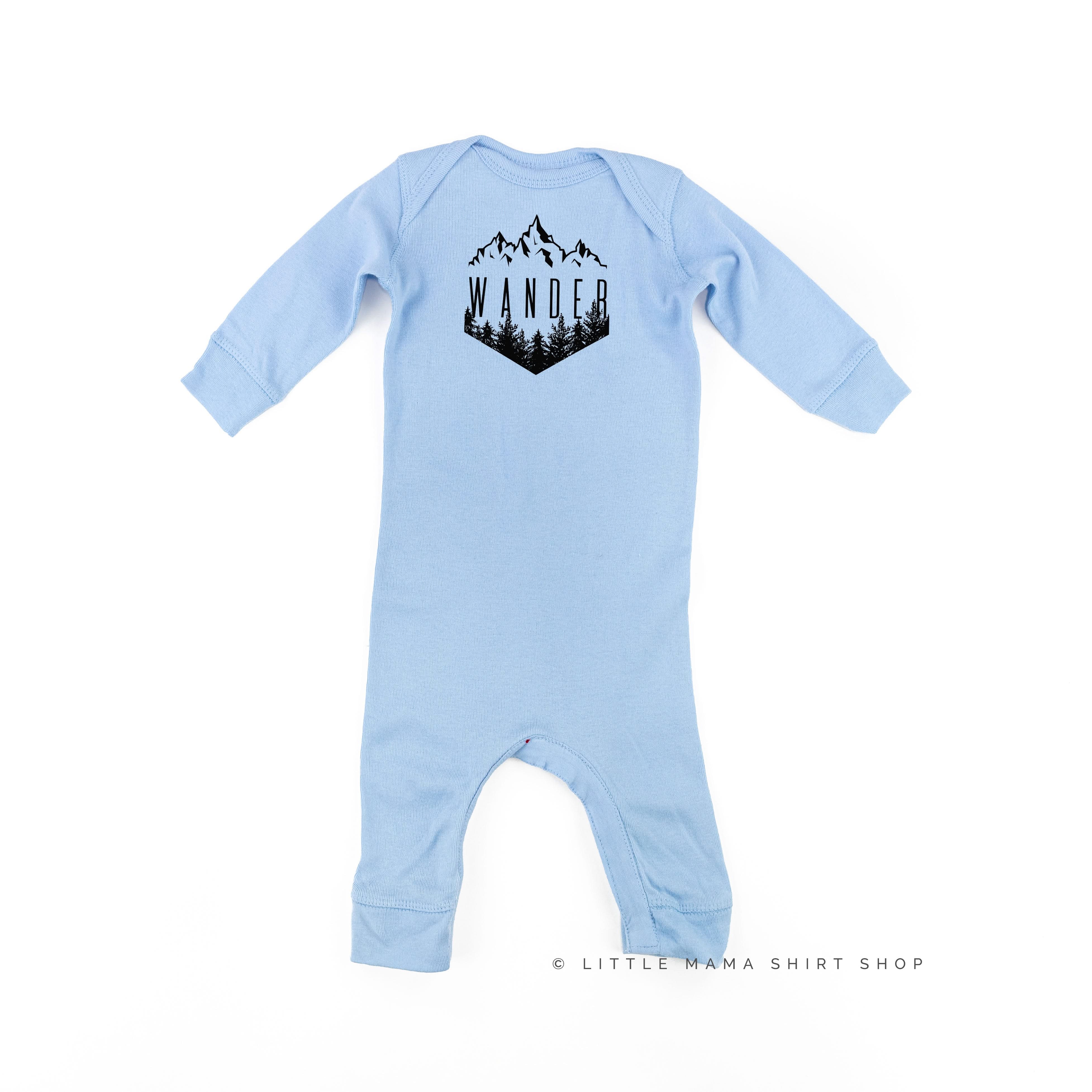 Wander - One Piece Baby Sleeper Little Mama Shirt Shop