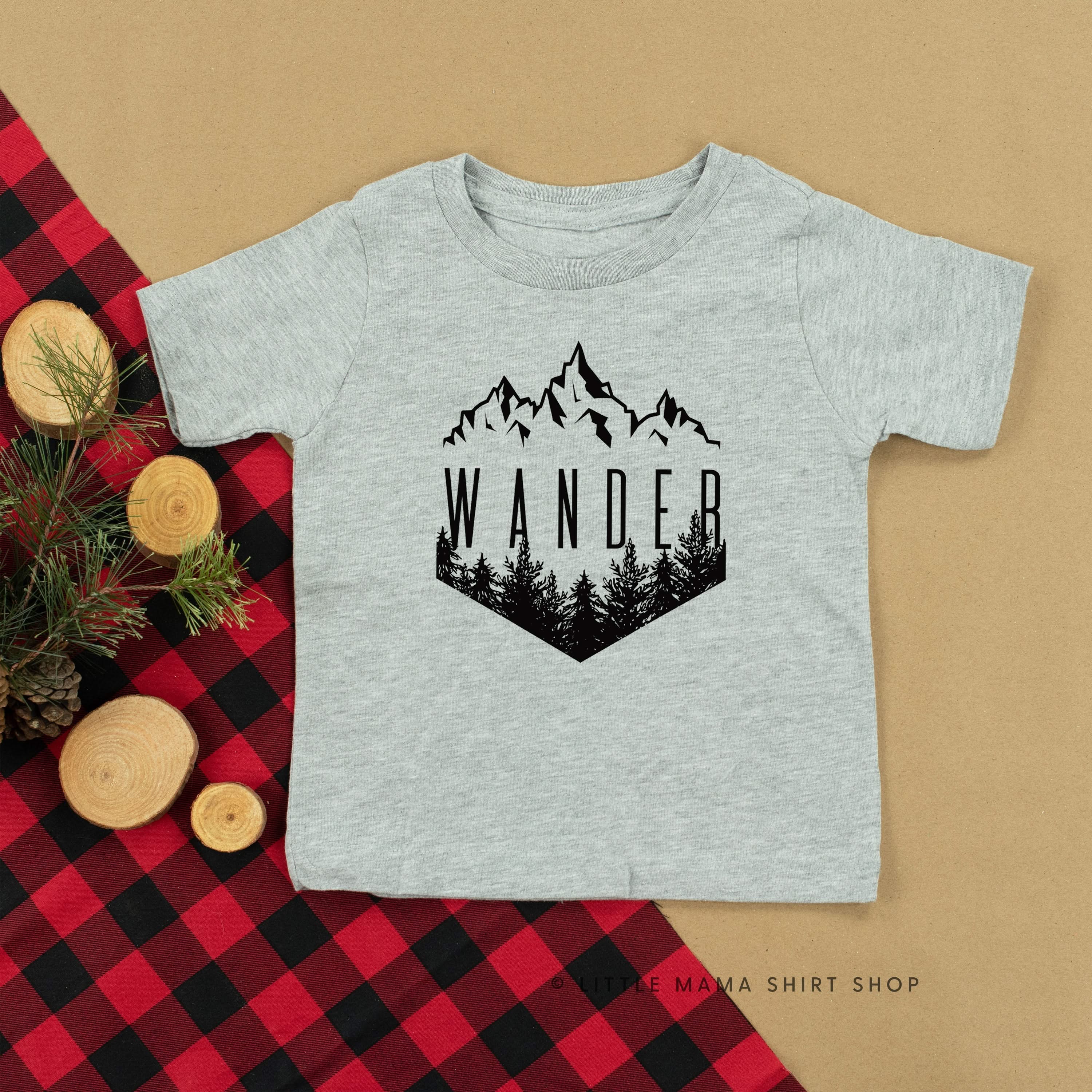 WANDER - Short Sleeve Child Shirt Little Mama Shirt Shop